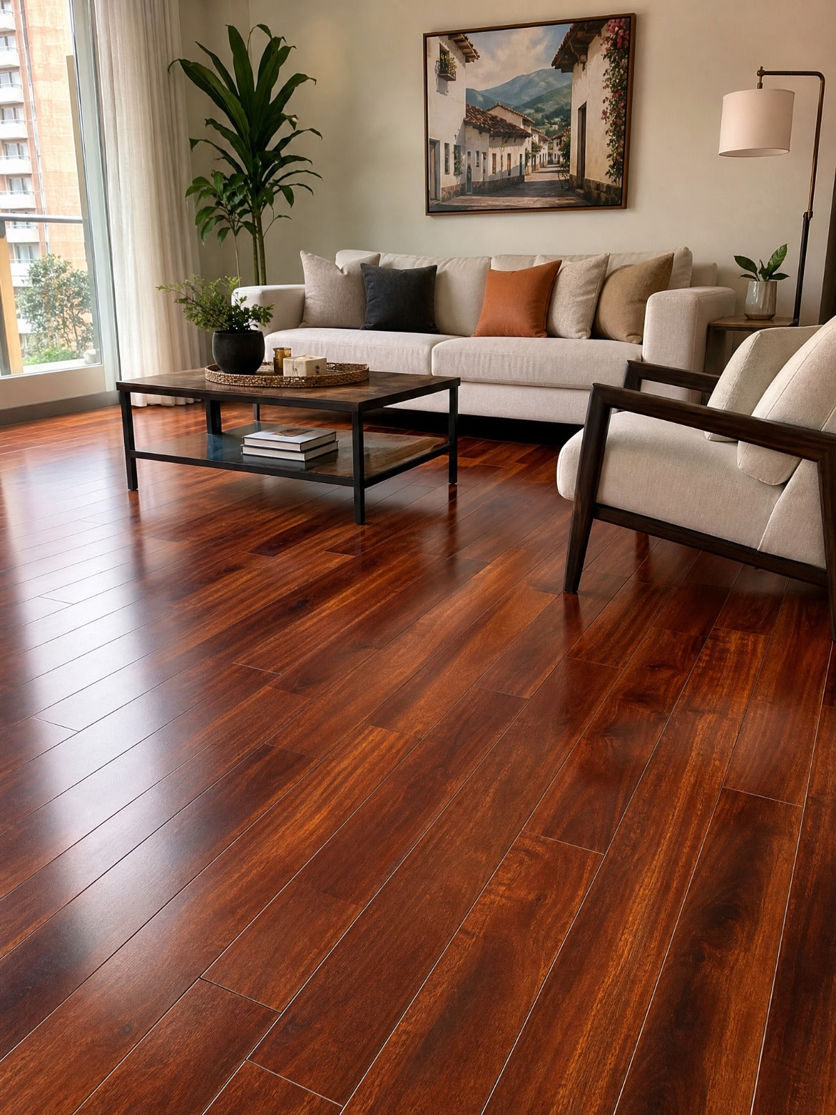 Piso laminado - Semi-Brillante, Biselado