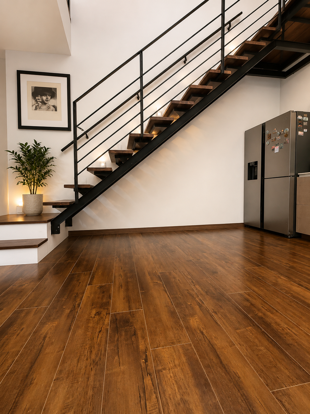 Piso laminado - Semi-Brillante, Biselado
