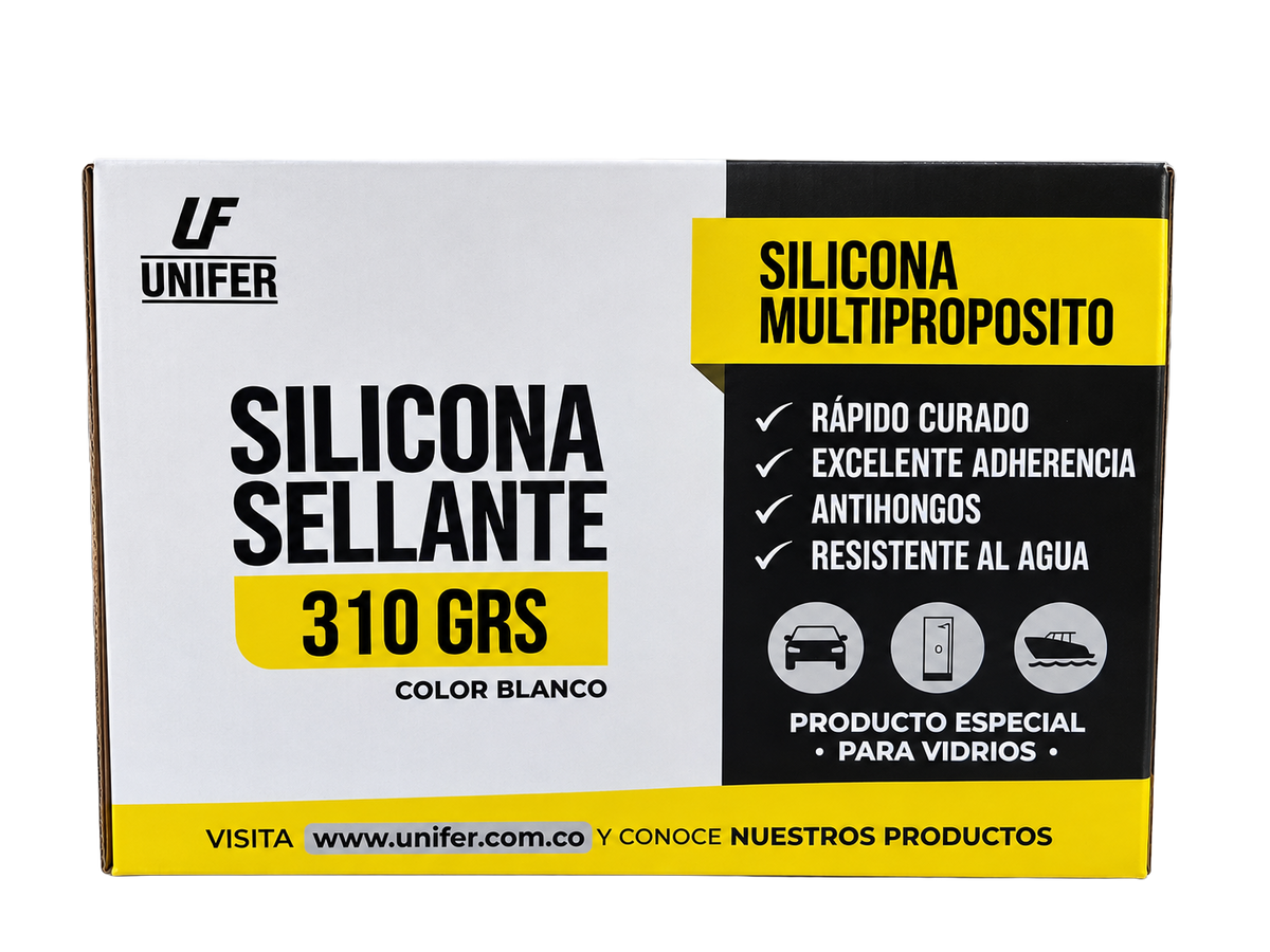 Caja de Silicona UNIFER- 24 unidades.