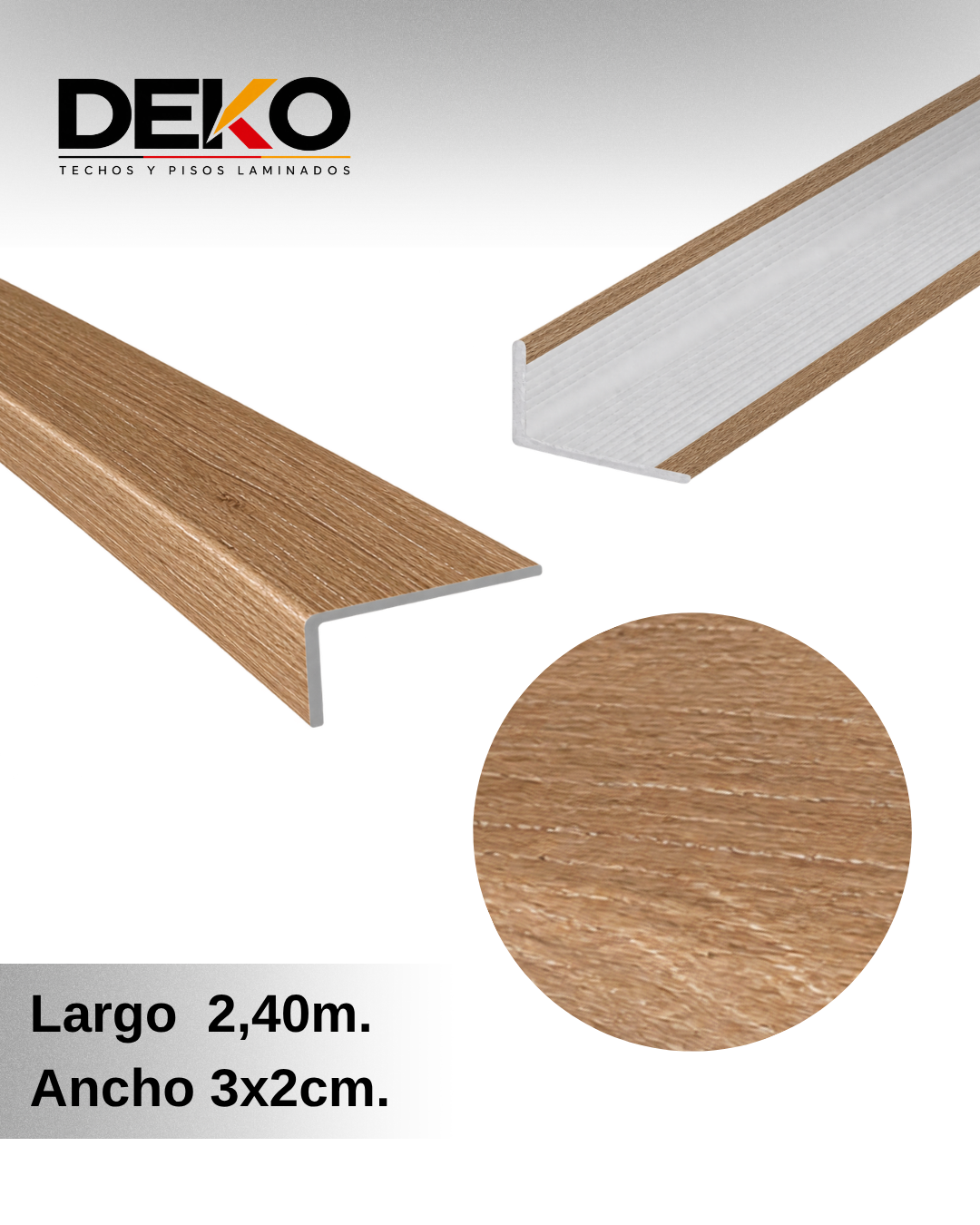 Borde para escalera (Borde Nariz) en SPC