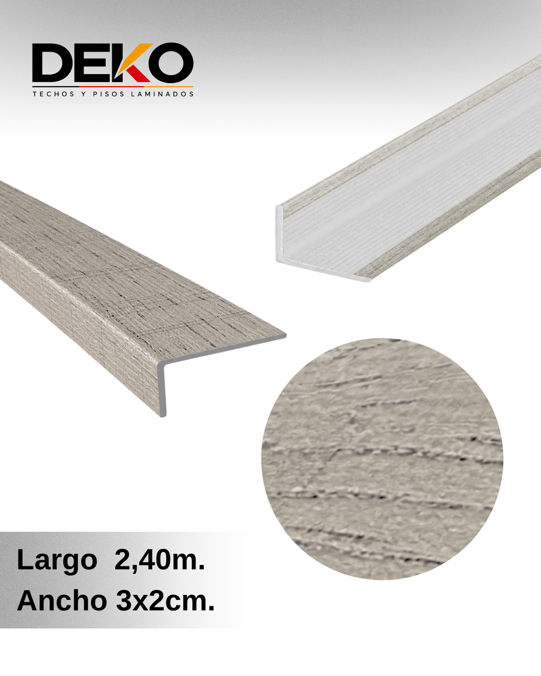 Borde para escalera (Borde Nariz) en SPC