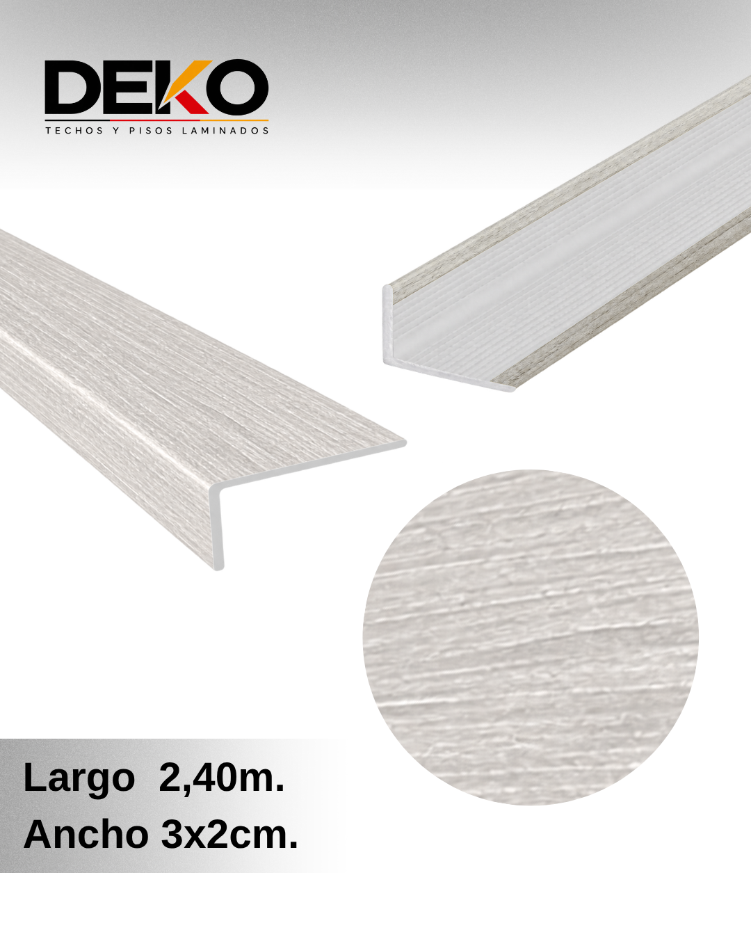 Borde para escalera (Borde Nariz) en SPC