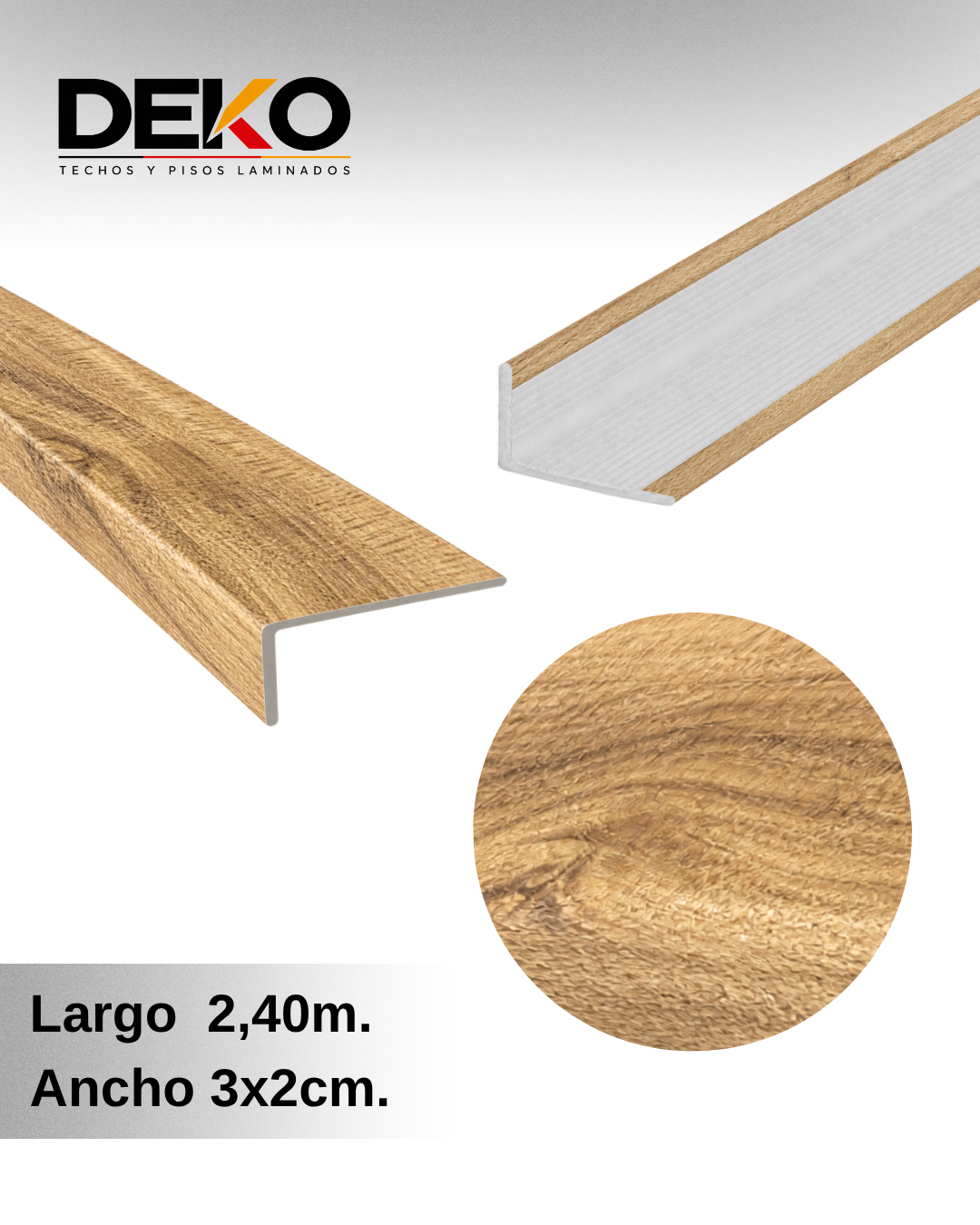 Borde para escalera (Borde Nariz) en SPC