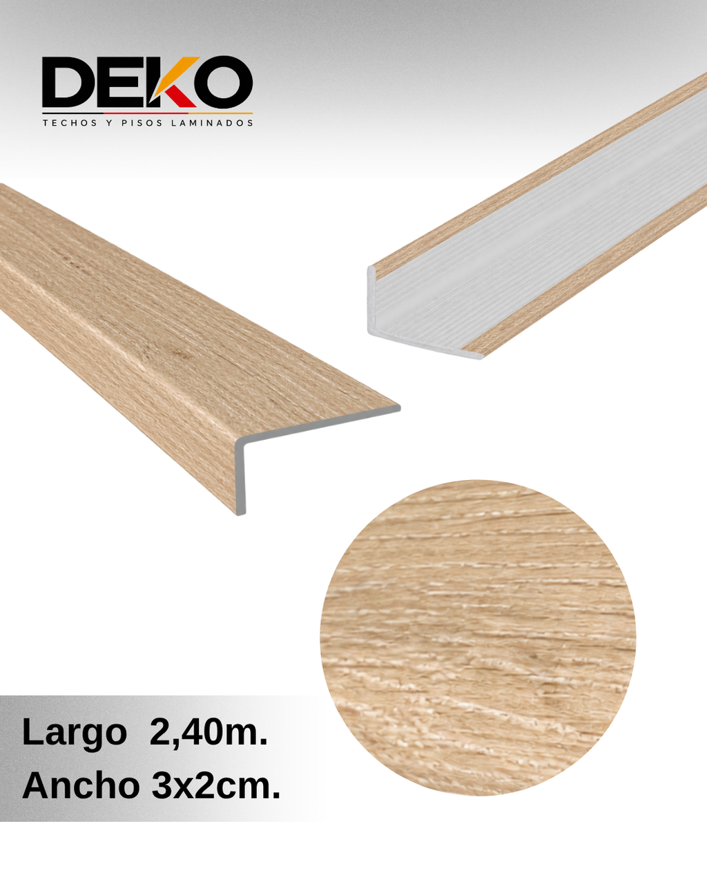 Borde para escalera (Borde Nariz) en SPC