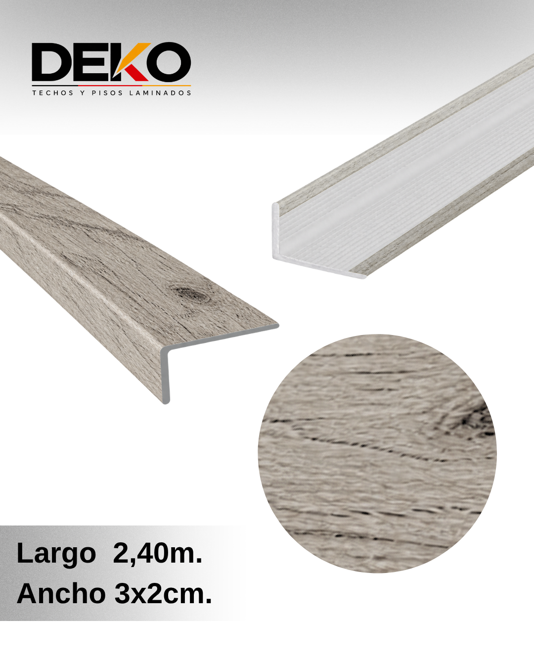 Borde para escalera (Borde Nariz) en SPC