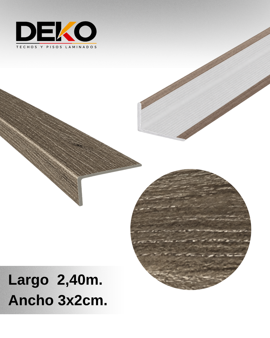 Borde para escalera (Borde Nariz) en SPC