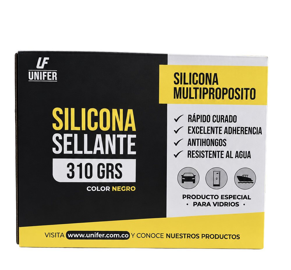 Caja de Silicona UNIFER- 24 unidades.