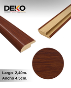 Perfil reductor en MDF.