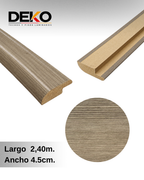 Perfil reductor en MDF.