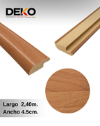 Perfil reductor en MDF.