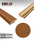 Perfil reductor en MDF.