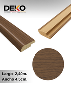 Perfil reductor en MDF.
