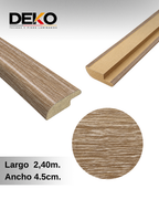 Perfil reductor en MDF.