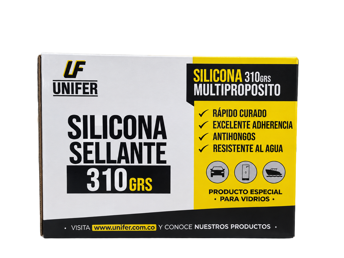 Caja de Silicona UNIFER- 24 unidades.